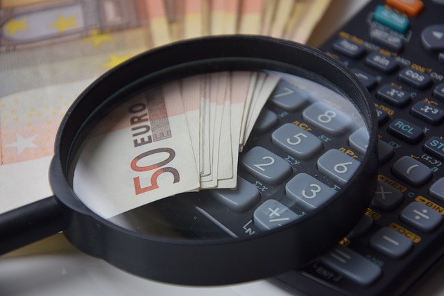 rekenmachine - geld - loep rekenmachine - geld - loep